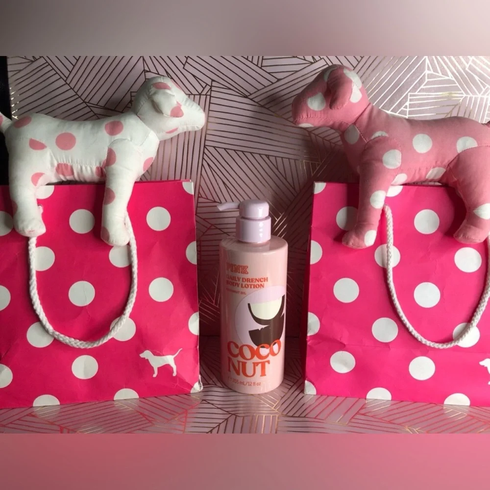 NWT 3 Full Size Victoria Secret Pink Coco Nut Scent Bundle